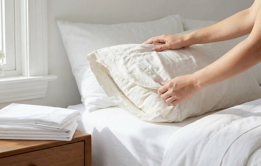 Akne durch Kopfkissen